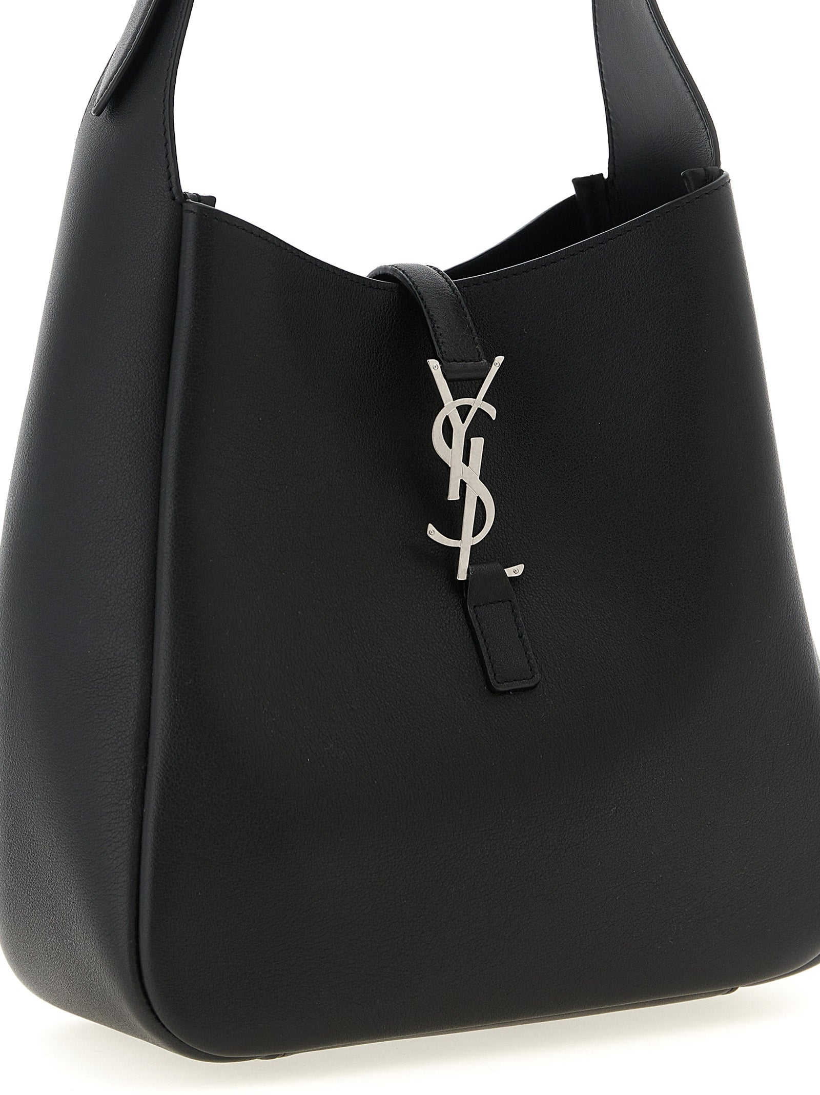 Saint Laurent Black Calfskin Shoulder Bag (Ref. SA330583BM) - Back view