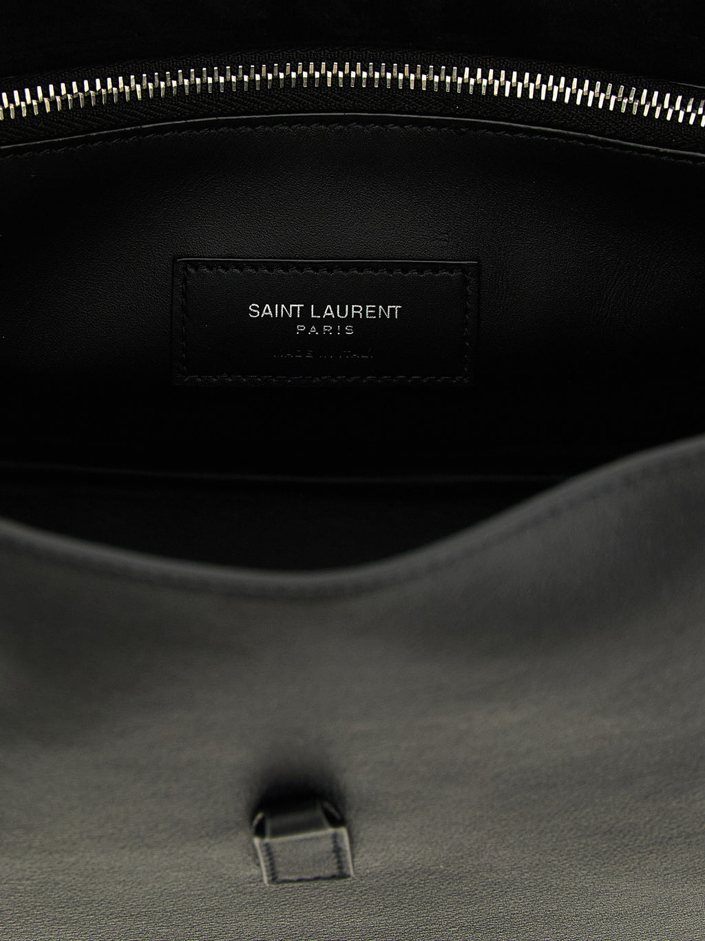 Saint Laurent Black Calfskin Shoulder Bag (Ref. SA330583BM) - Detail view