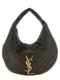 Saint Laurent Brown Lamb Leather Shoulder Bag (Ref. SA330708BM) - Front view