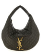Saint Laurent Brown Lamb Leather Shoulder Bag (Ref. SA330708BM) - Front view