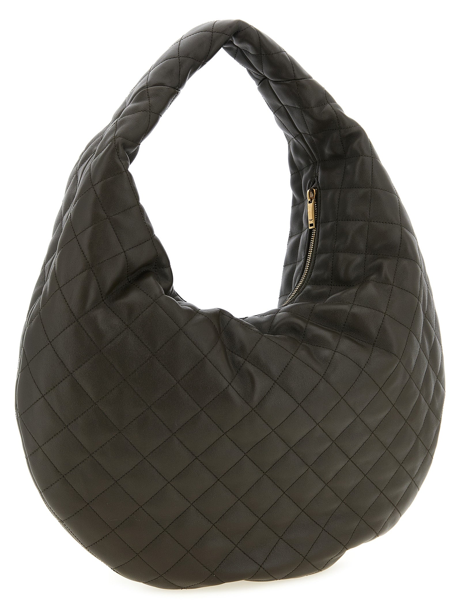 Saint Laurent Brown Lamb Leather Shoulder Bag (Ref. SA330708BM) - Side view