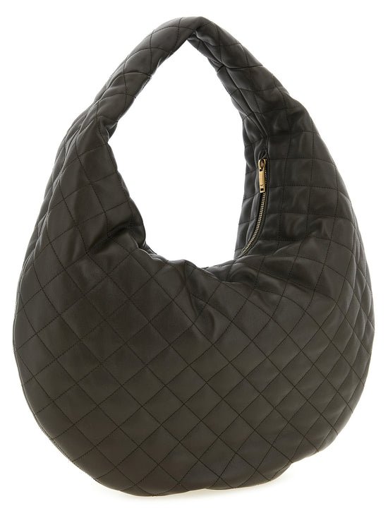 Saint Laurent Brown Lamb Leather Shoulder Bag (Ref. SA330708BM) - Side view