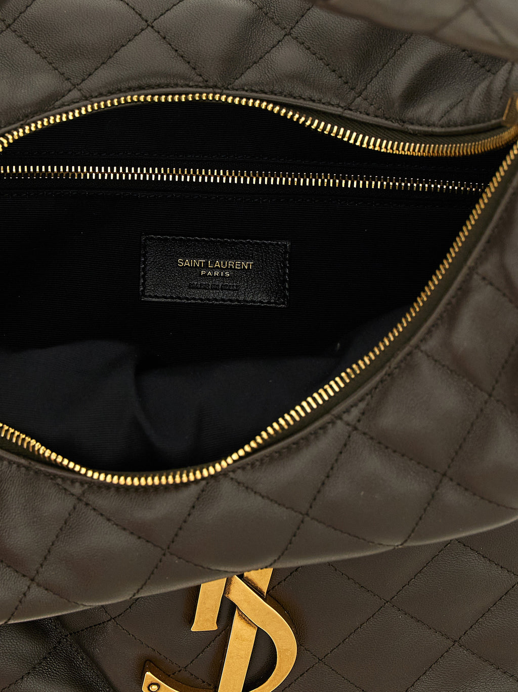 Saint Laurent Brown Lamb Leather Shoulder Bag (Ref. SA330708BM) - Detail view