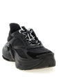 Fendi Black Calfskin Athletic Sneakers - Side view