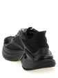 Fendi Black Calfskin Athletic Sneakers - Back view