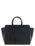Saint Laurent Black Goatskin Handbag - Front view