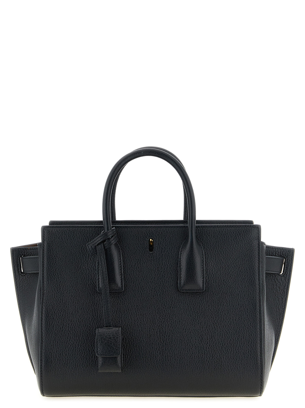 Saint Laurent Black Goatskin Handbag - Front view