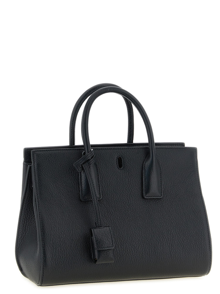 Saint Laurent Black Goatskin Handbag - Detail view