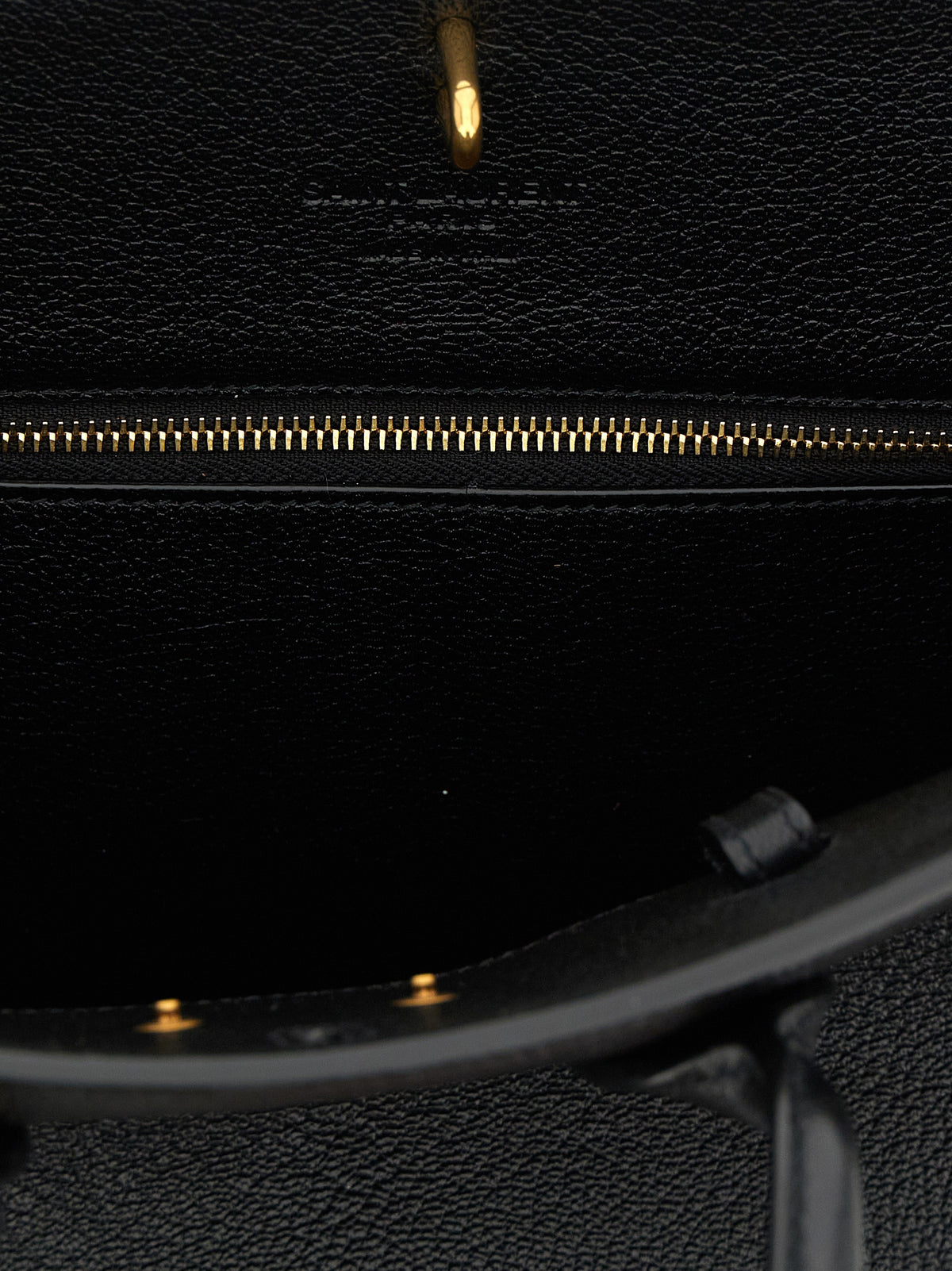 Saint Laurent Black Goatskin Handbag - Close-up view