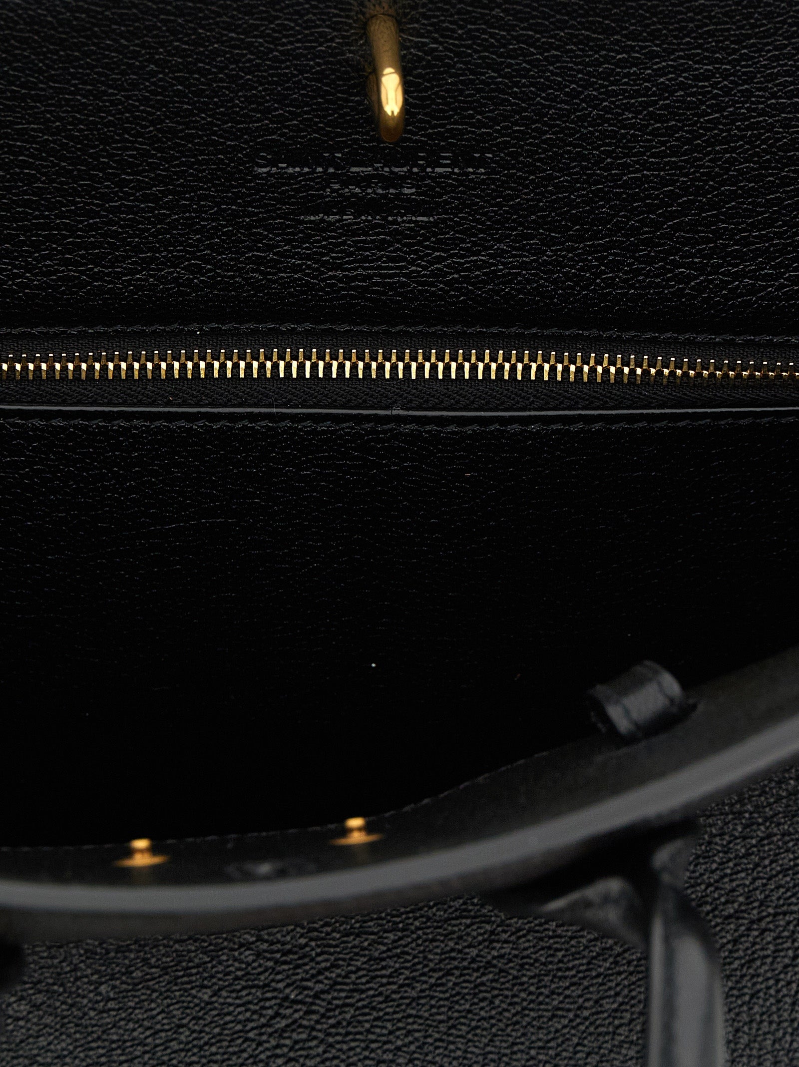Saint Laurent Black Goatskin Handbag - Close-up view
