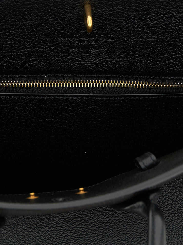 Saint Laurent Black Goatskin Handbag - Close-up view