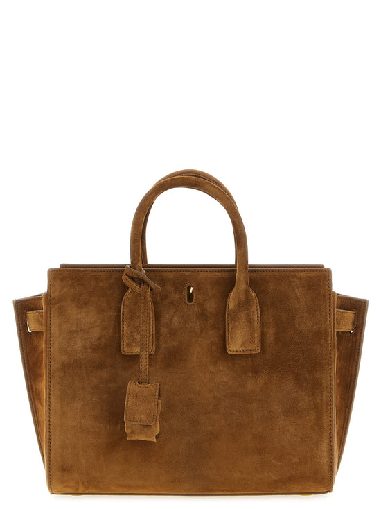 Saint Laurent Brown Calfskin Handbag (Ref. SA333127BM) - Front view