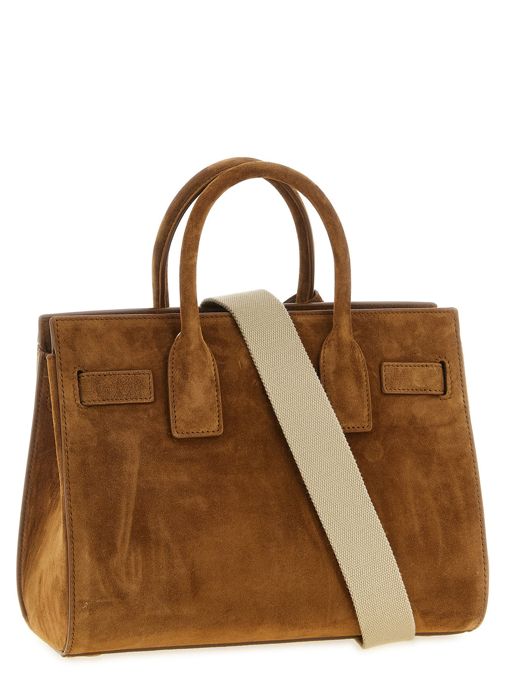 Saint Laurent Brown Calfskin Handbag (Ref. SA333127BM) - Side view