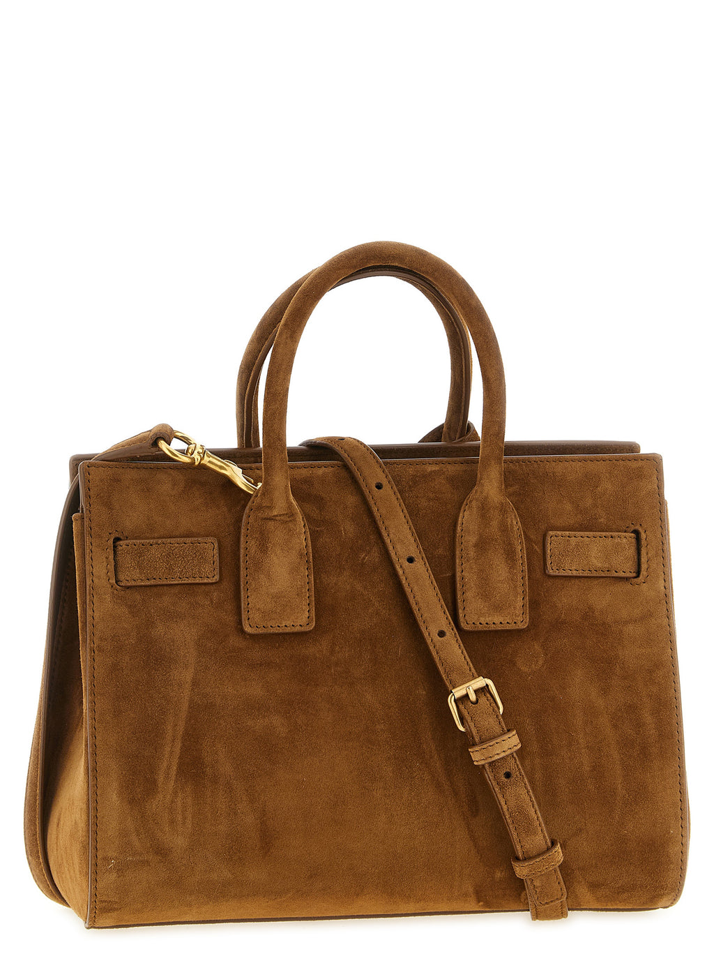 Saint Laurent Brown Calfskin Handbag (Ref. SA333127BM) - Back view