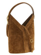 Saint Laurent Brown Calfskin Shoulder Bag (Ref. SA333142BM) - Side view