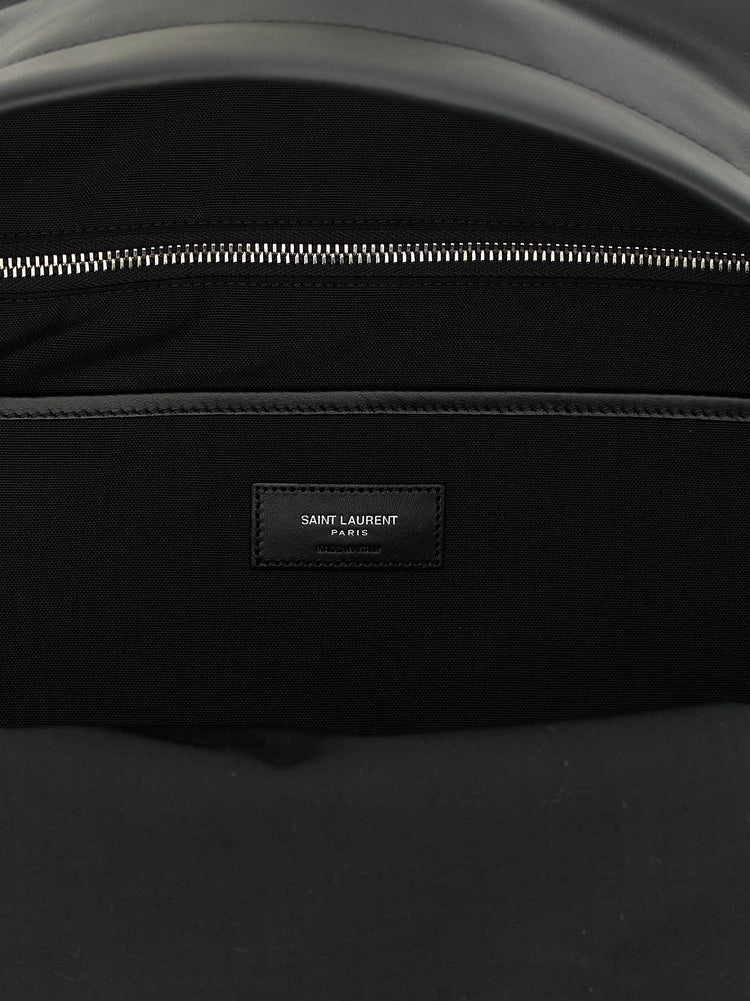 Saint Laurent Black Calfskin Backpack (Ref. SA333392BM) - Detail view