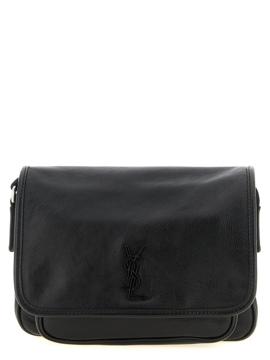 Saint Laurent Black Calfskin Crossbody Bag (Ref. SA333687BM) - Front view