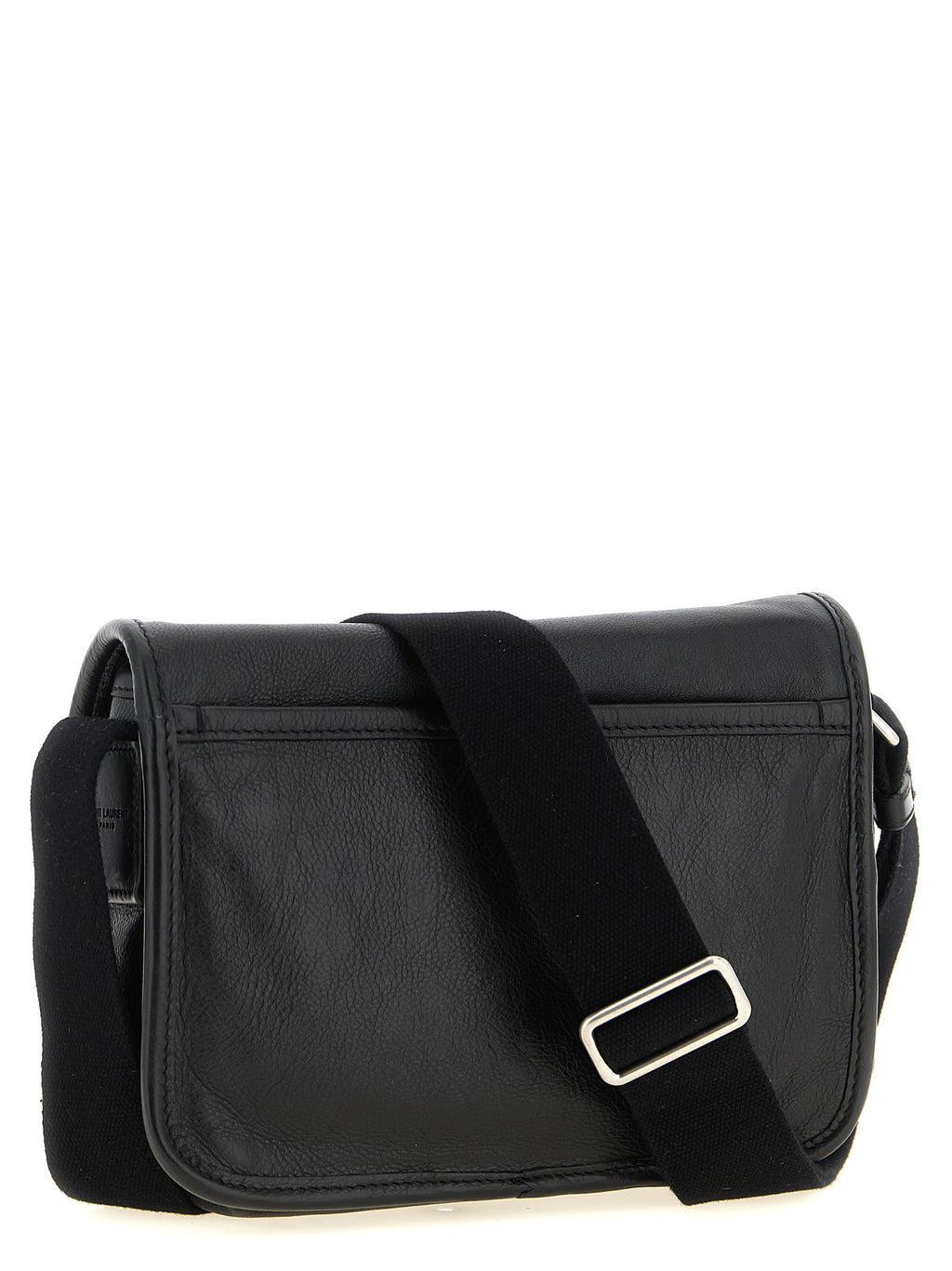 Saint Laurent Black Calfskin Crossbody Bag (Ref. SA333687BM) - Side view