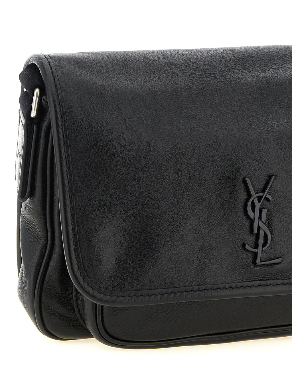 Saint Laurent Black Calfskin Crossbody Bag (Ref. SA333687BM) - Back view