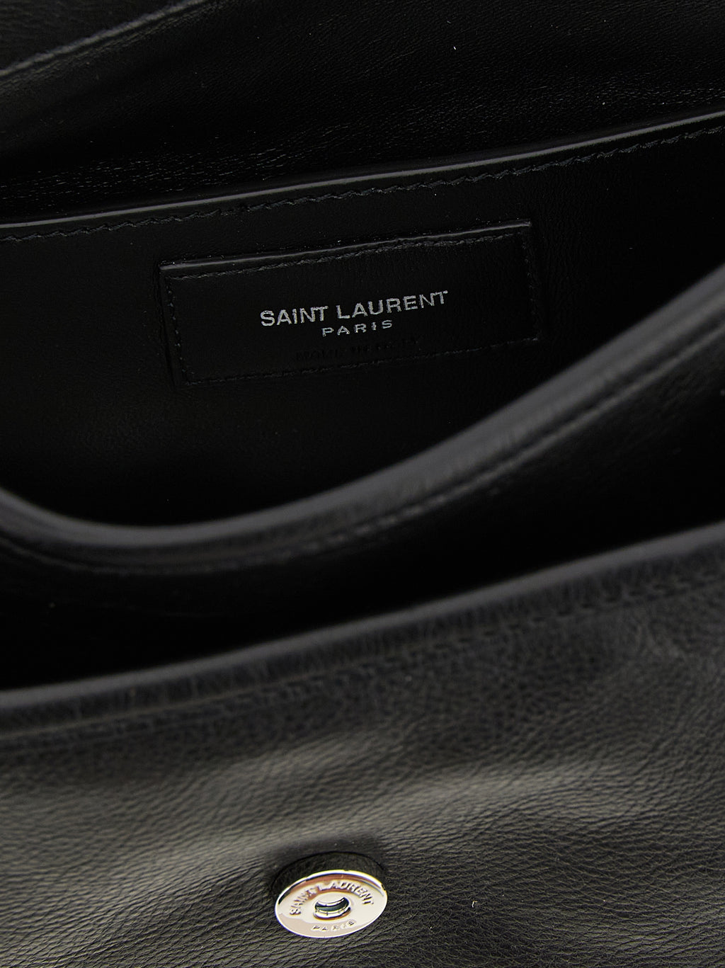 Saint Laurent Black Calfskin Crossbody Bag (Ref. SA333687BM) - Detail view