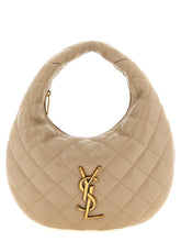 Saint Laurent Beige Lamb Leather Handbag - Front view