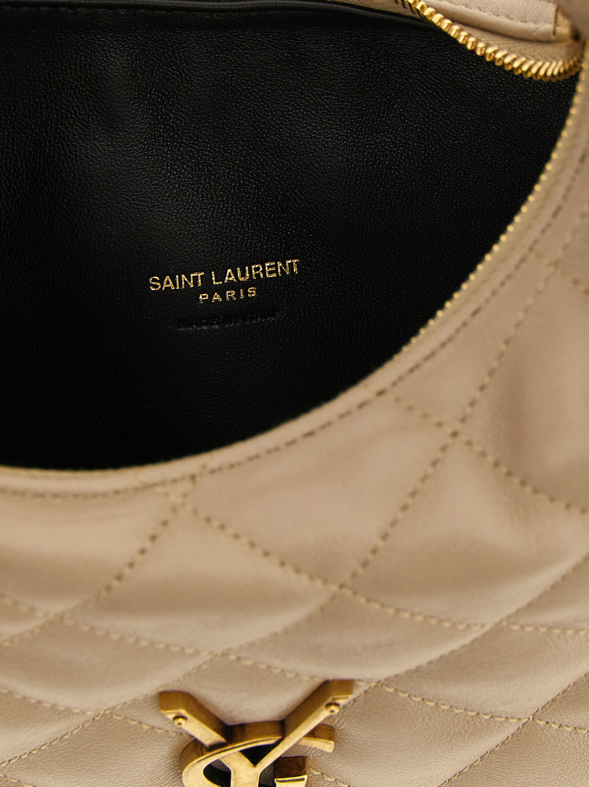 Saint Laurent Beige Lamb Leather Handbag - Detail view