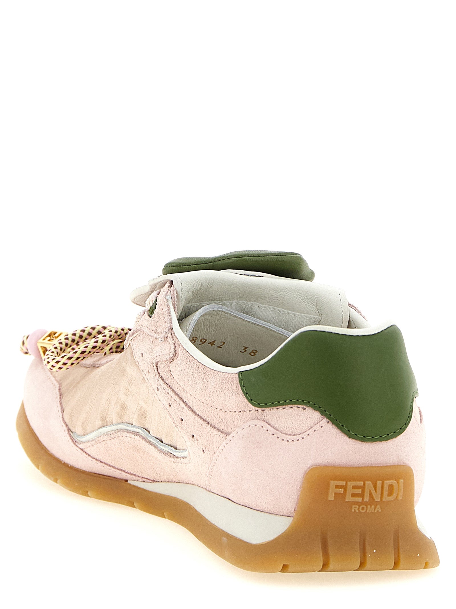 Fendi Multicolor Calfskin Athletic Sneakers - Detail view