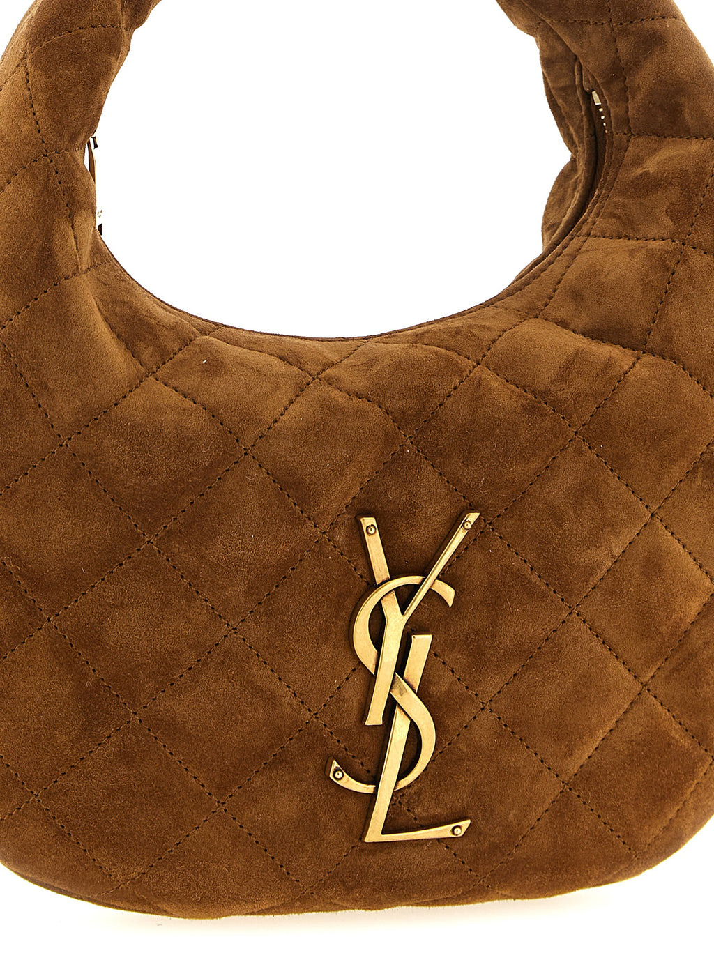 Saint Laurent Brown Calfskin Handbag (Ref. SA334509BM) - Back view
