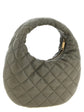 Saint Laurent Gray Lamb Leather Handbag - Side view