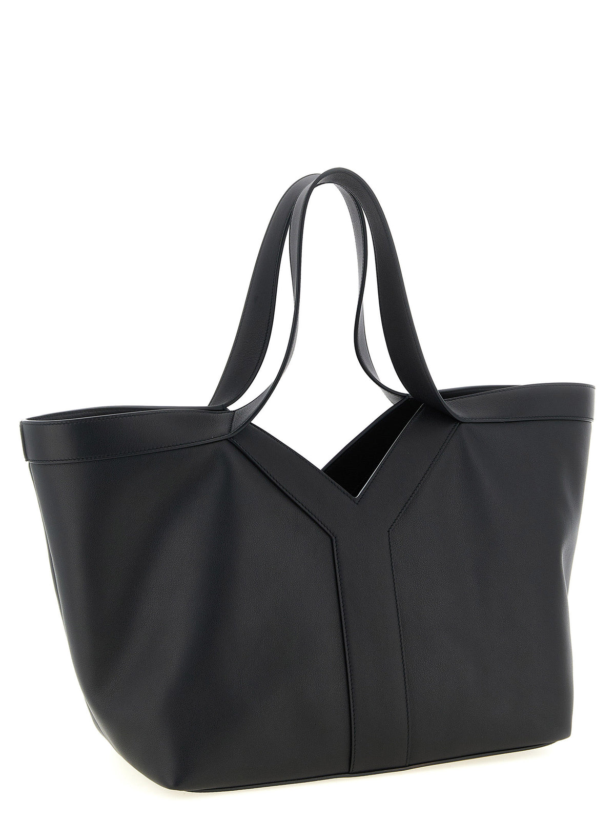 Saint Laurent Black Calfskin Tote Bag (Ref. SA334511BM) - Side view