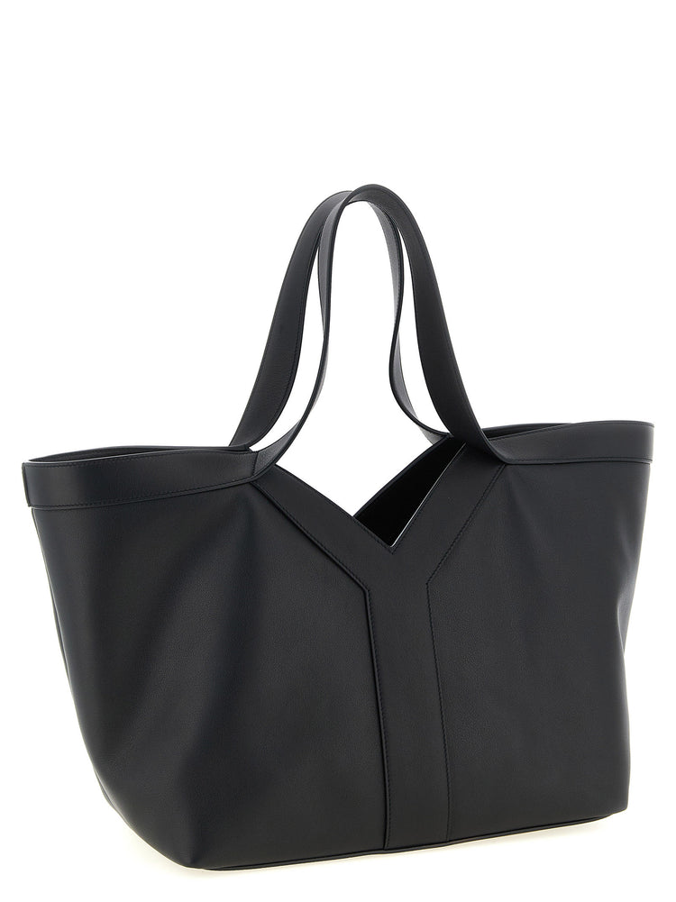 Saint Laurent Black Calfskin Tote Bag (Ref. SA334511BM) - Side view