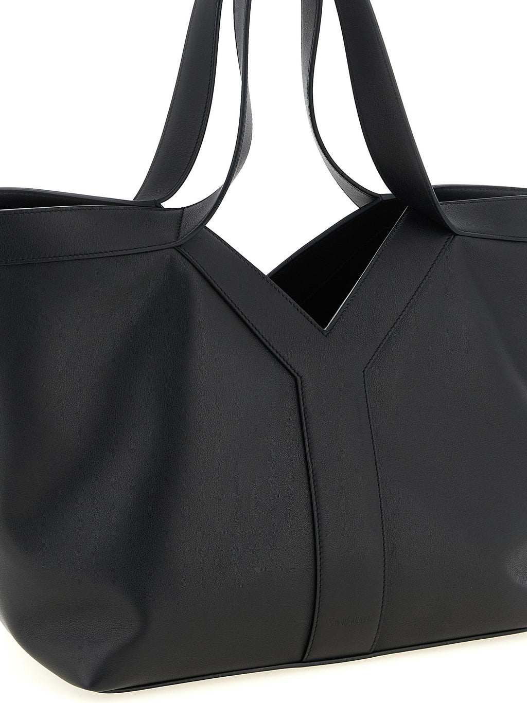 Saint Laurent Black Calfskin Tote Bag (Ref. SA334511BM) - Back view