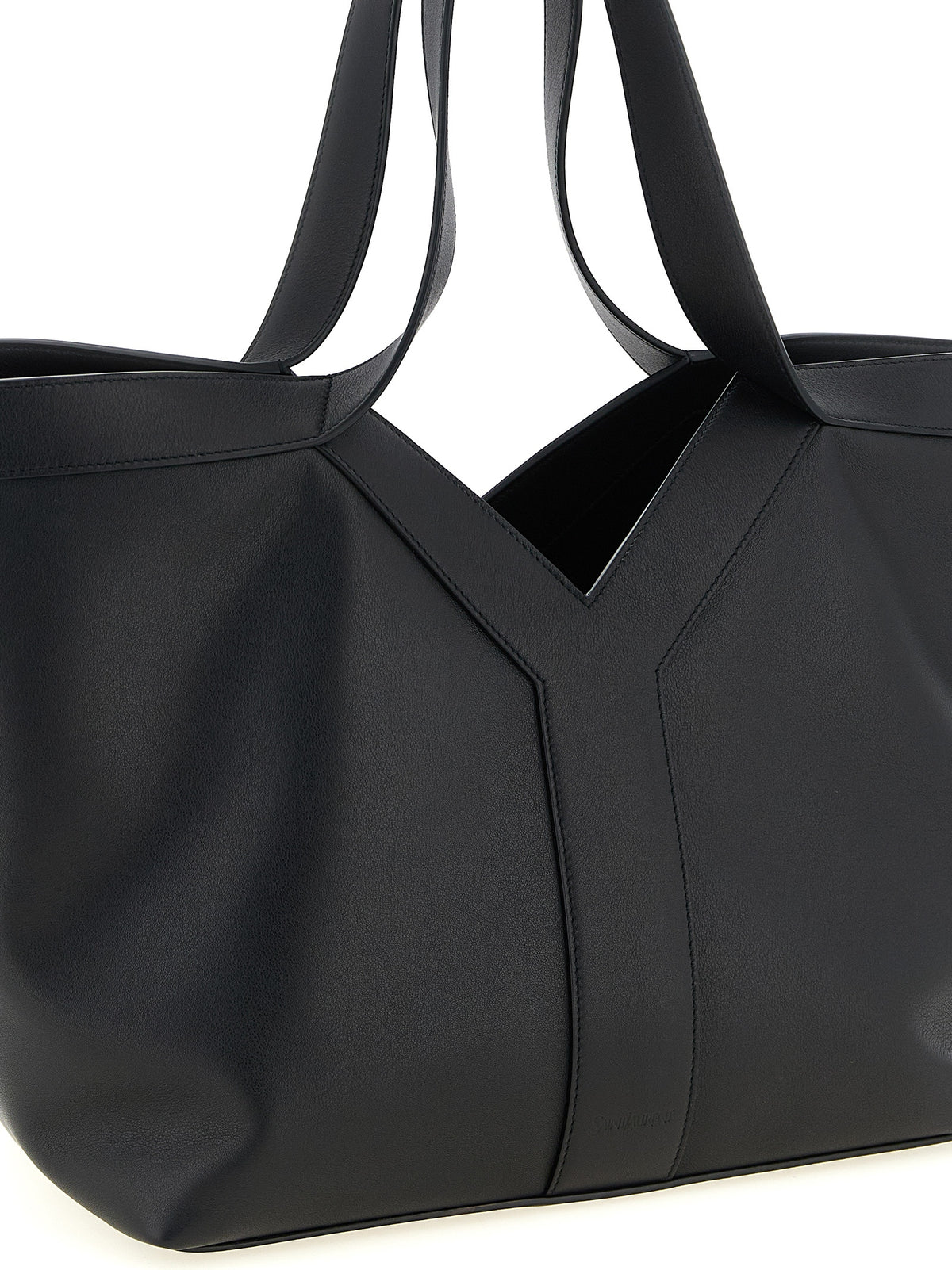 Saint Laurent Black Calfskin Tote Bag (Ref. SA334511BM) - Back view