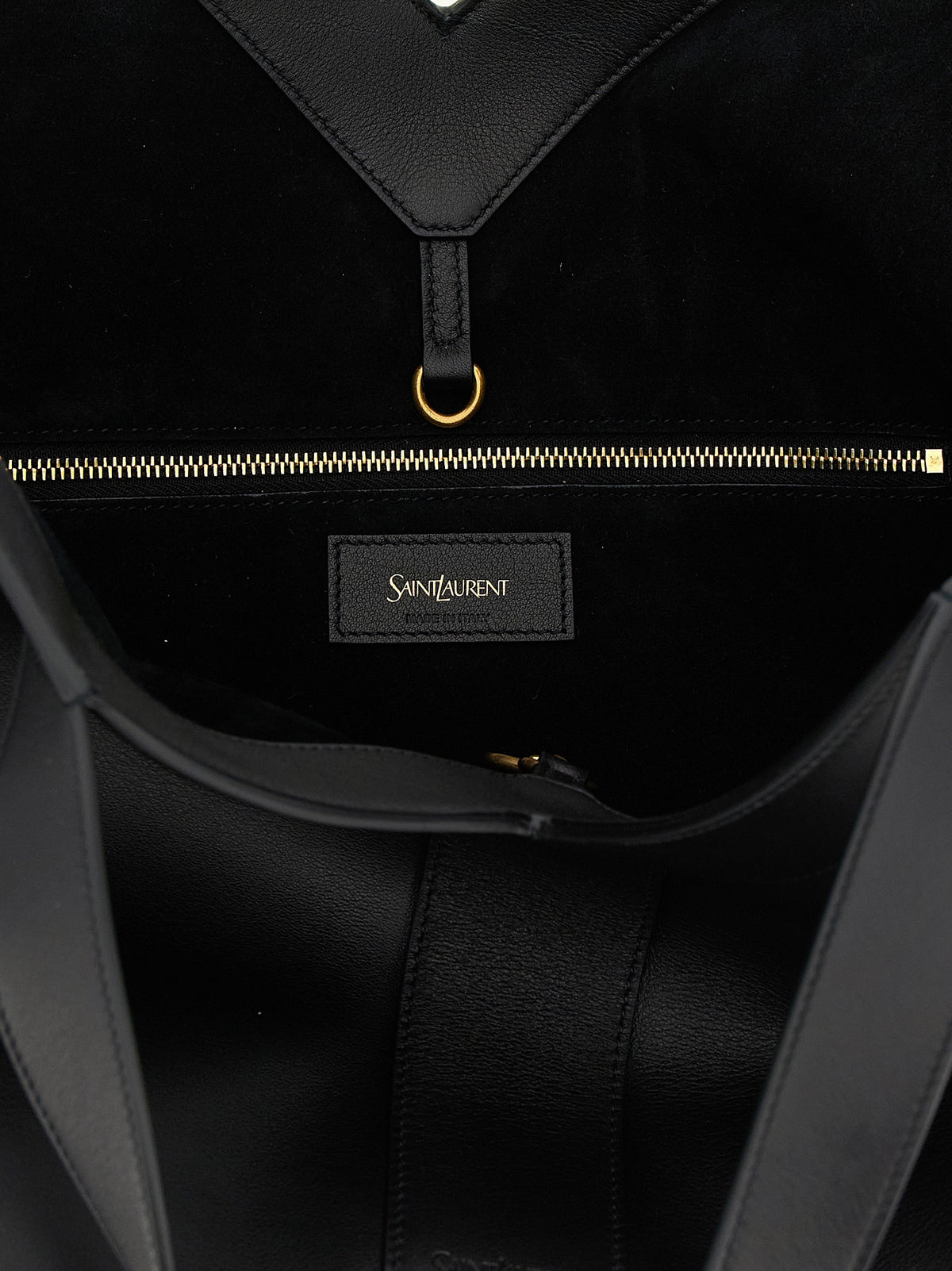 Saint Laurent Black Calfskin Tote Bag (Ref. SA334511BM) - Detail view