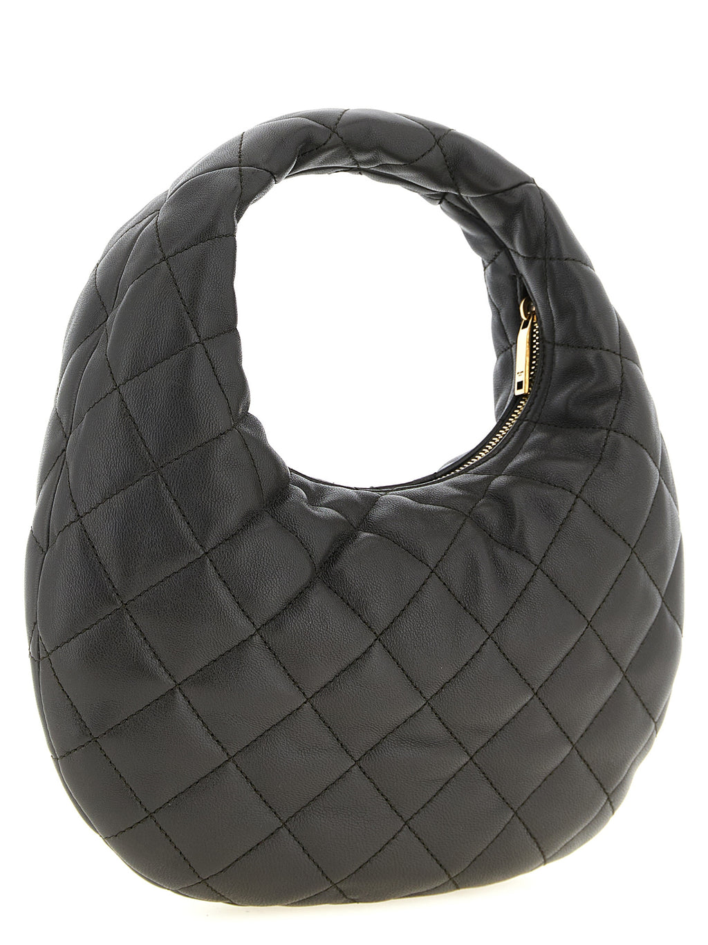 Saint Laurent Brown Lamb Leather Handbag - Side view