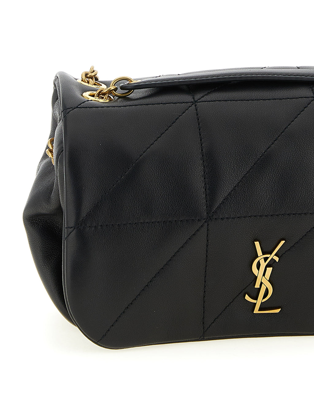 Saint Laurent Black Lamb Leather Shoulder Bag (Ref. SA335641BM) - Back view