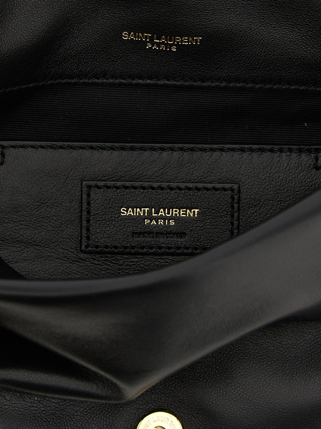 Saint Laurent Black Lamb Leather Shoulder Bag (Ref. SA335641BM) - Detail view