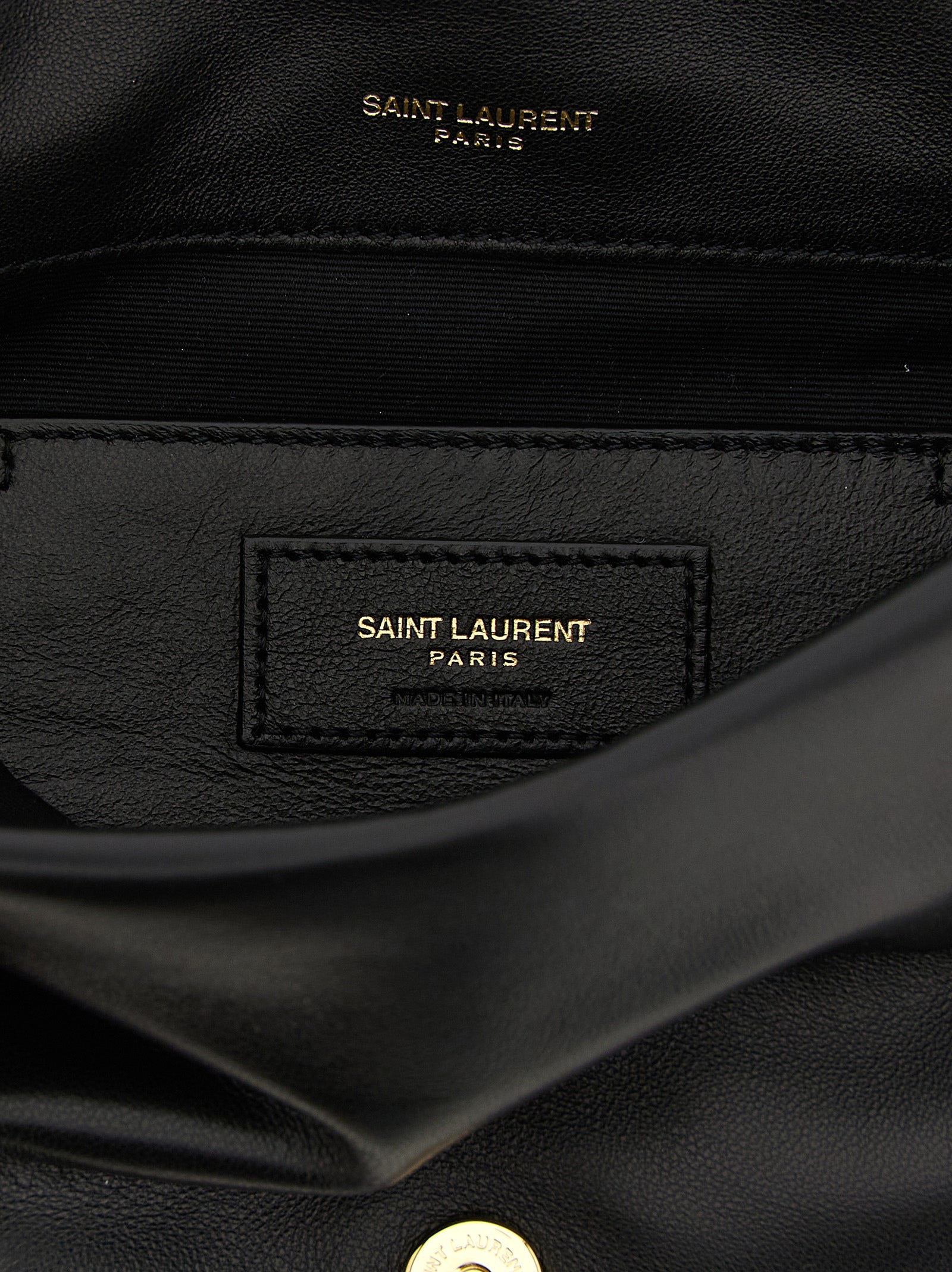 Saint Laurent Black Lamb Leather Shoulder Bag (Ref. SA335641BM) - Detail view