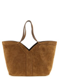 Saint Laurent Brown Calfskin Tote Bag - Front view
