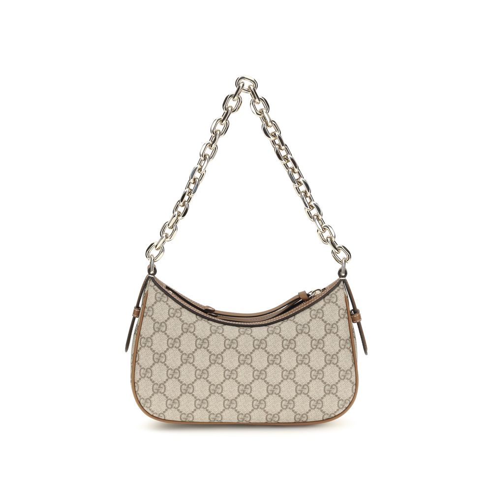 Gucci Beige Fabric Handbag - AW26 24×16.5cm - Front view