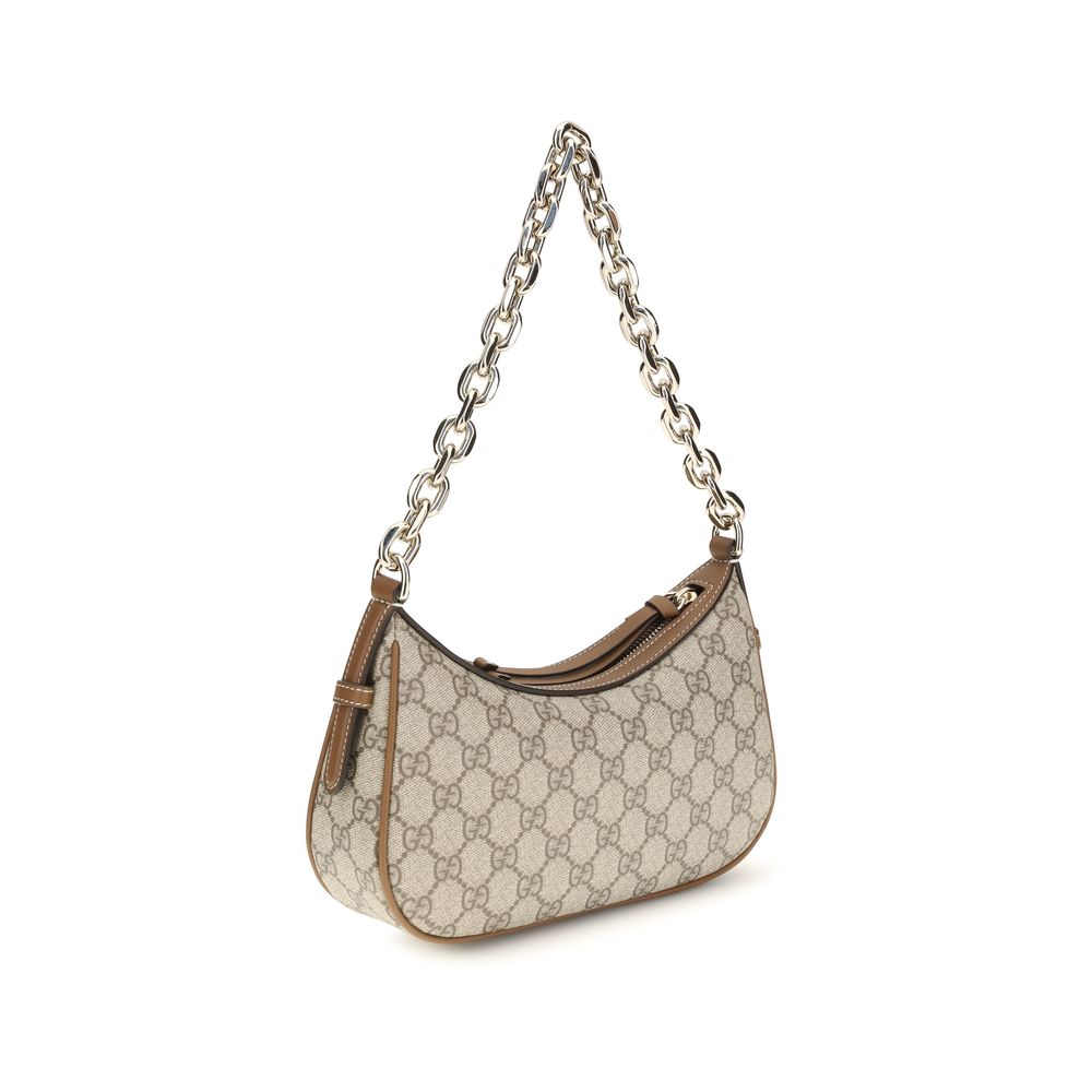 Gucci Beige Fabric Handbag - AW26 24×16.5cm - Side view