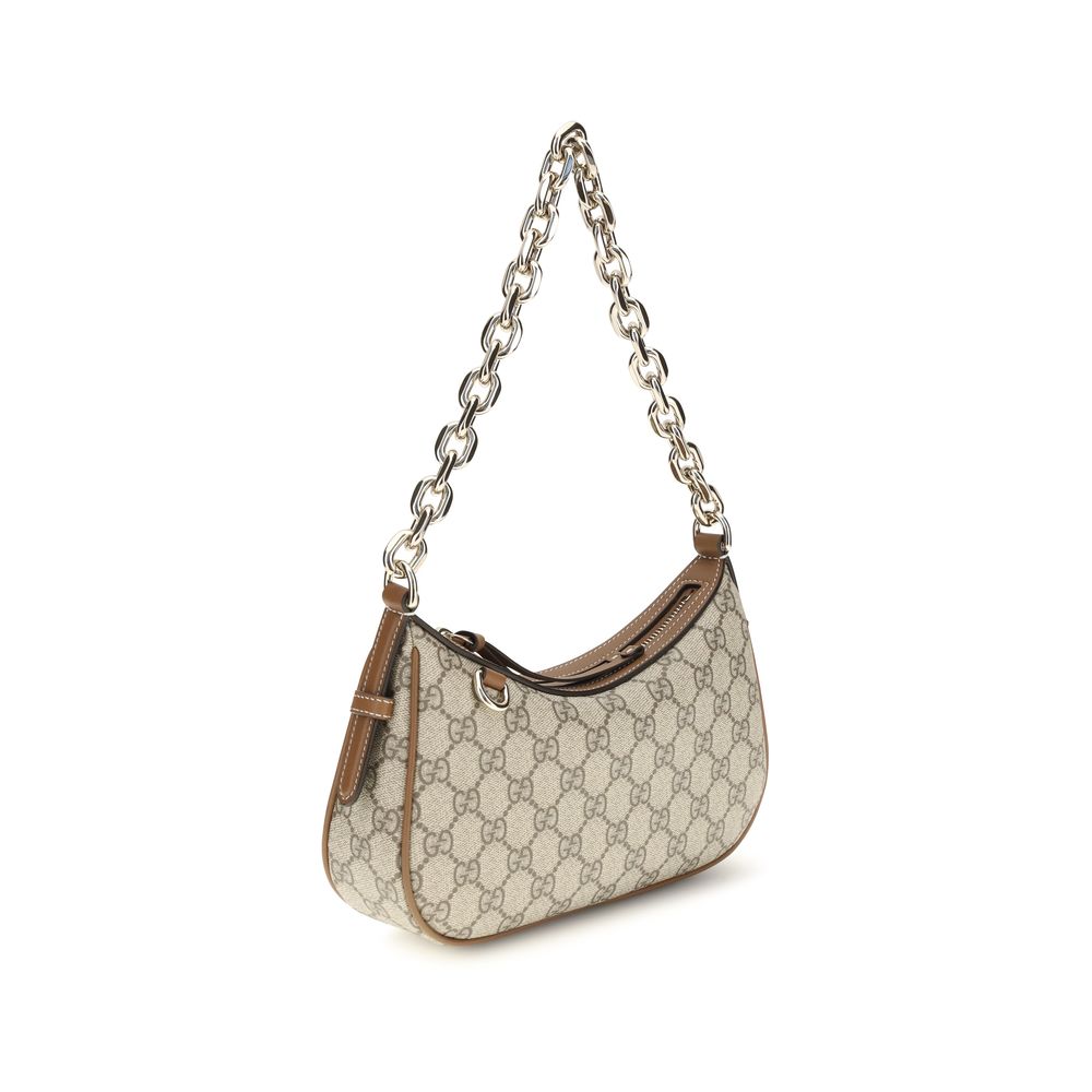 Gucci Beige Fabric Handbag - AW26 24×16.5cm - Back view