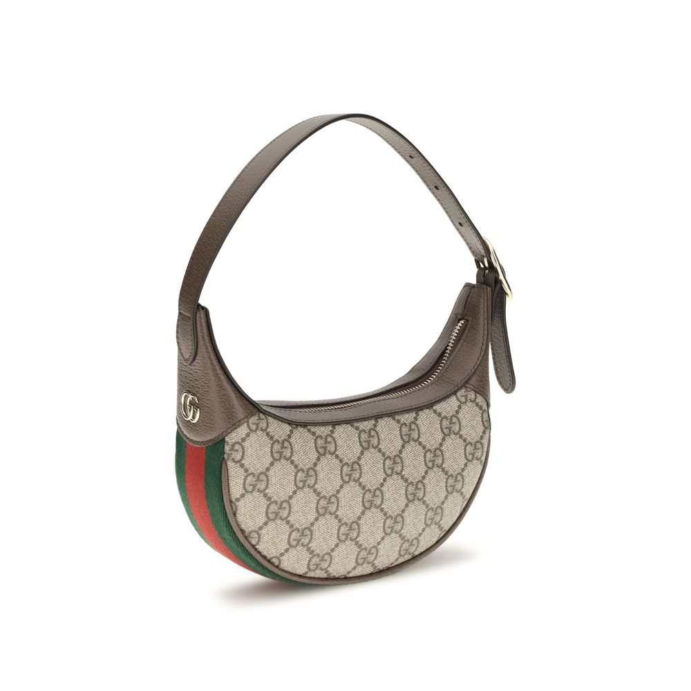Gucci Beige Fabric Shoulder Bag - AW26 20x15cm - Side view