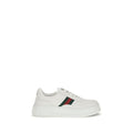 Gucci White Calf Leather Chunky Sneakers - AW26 (Ref. GU848317UPG409064) - Front view
