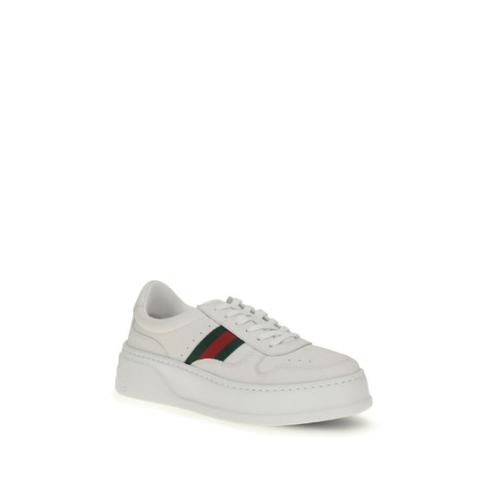 Gucci White Calf Leather Chunky Sneakers - AW26 (Ref. GU848307UPG409064) - Side view