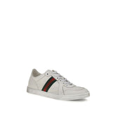 Gucci White Calf Leather Athletic Sneakers - AW26 (Ref. GU865056AAGFF9099) - Side view