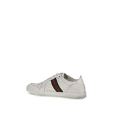 Gucci White Calf Leather Athletic Sneakers - AW26 (Ref. GU865056AAGFF9099) - Back view
