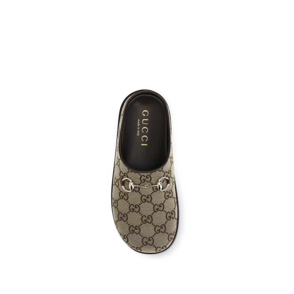 Gucci Beige Rubber Mules - Detail view
