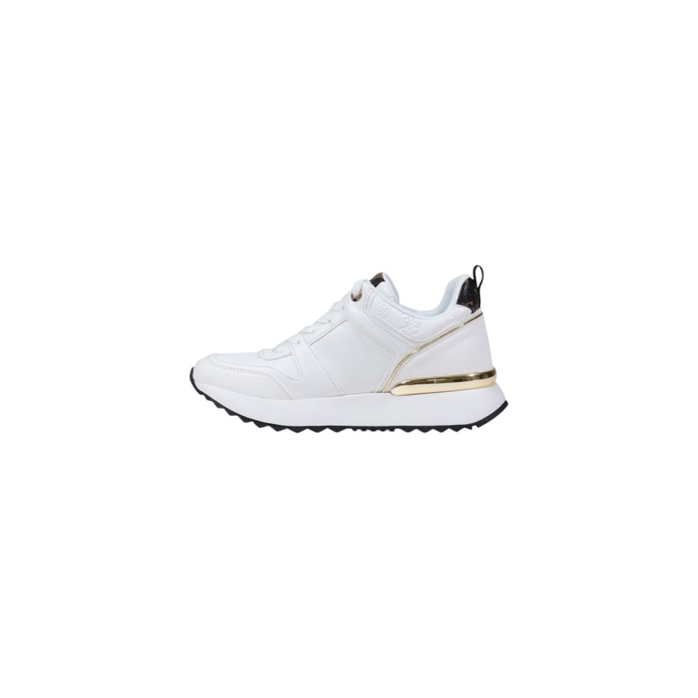 Guess White Polyethylene Low Top Sneakers - Back view