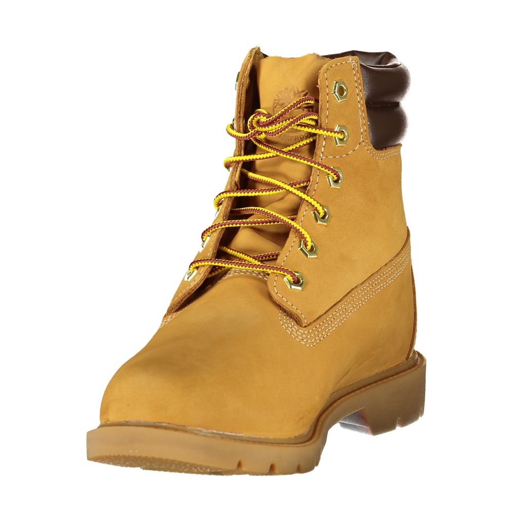 Timberland Beige Polyurethane Women Ankle Boot - Back view